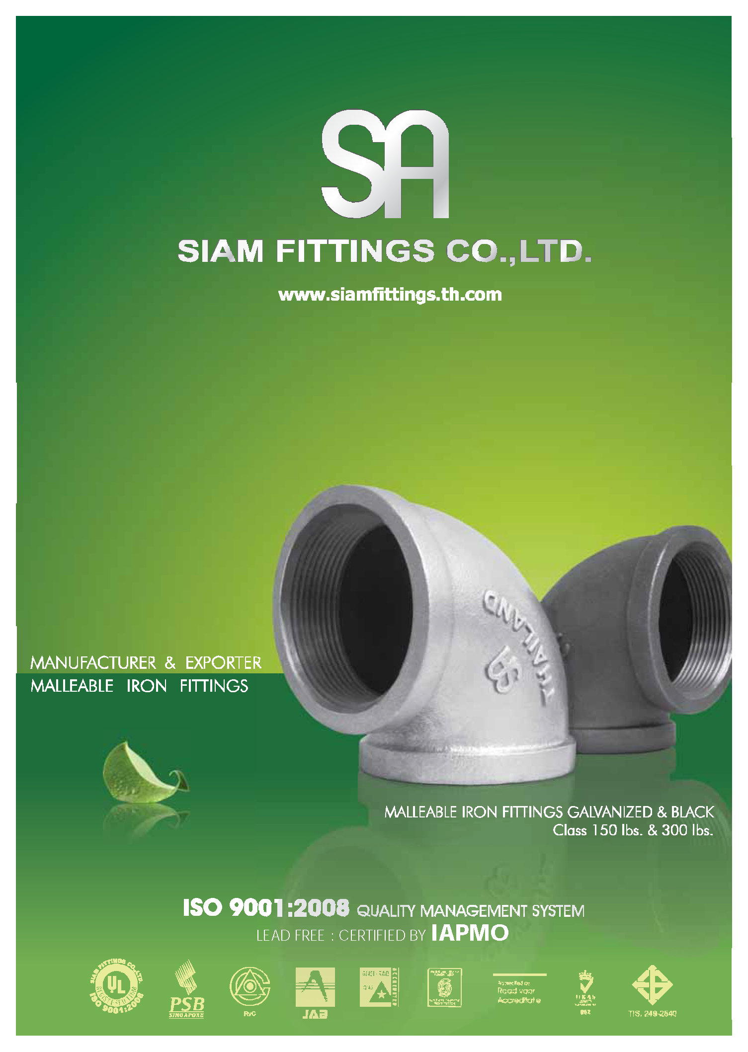 Phụ kiện ren SIAM Fittings sản xuất tại Thái Lan